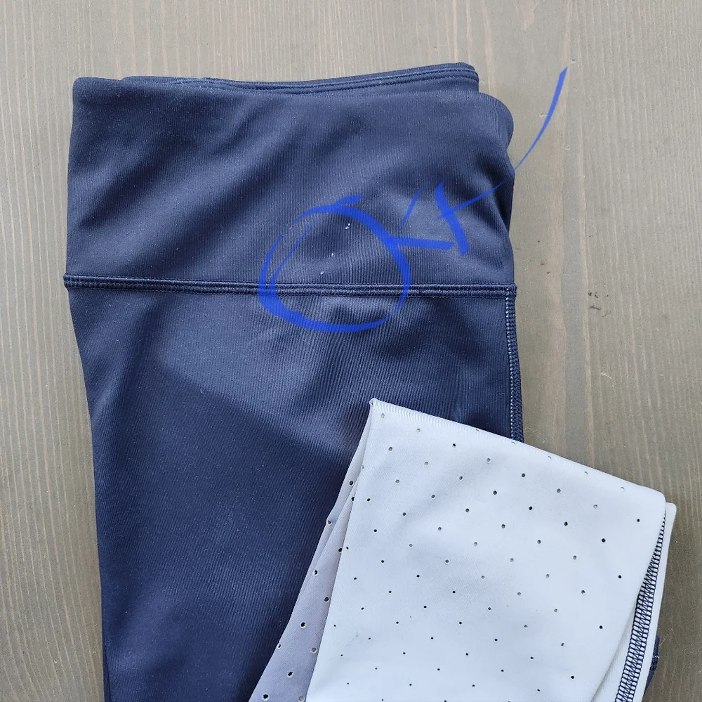 Athleta Contender Aero 78 Tight Legging Blue Ombre - Size Medium - Picture 10 of 11